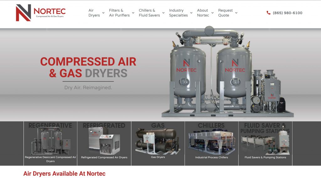 Nortec New Website